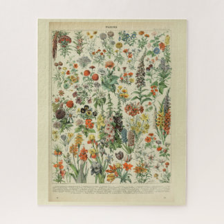 Schöne Millot Fleur Illistration Print Puzzle