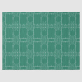 Schöne mintgrüne Blume Seidenpapier