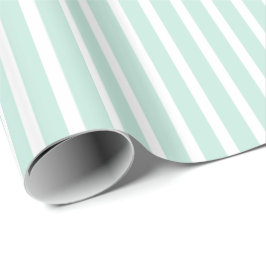 Schöne Minze grün und weiß gestrichen Geschenkpapier