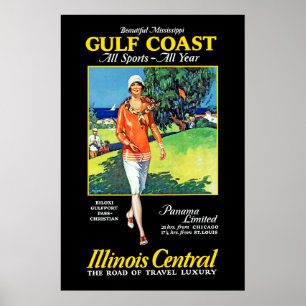 Schöne Mississippi ~ Golf-Küste Poster
