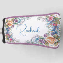 Schöne Mit Monogramm Blütenabdeckung