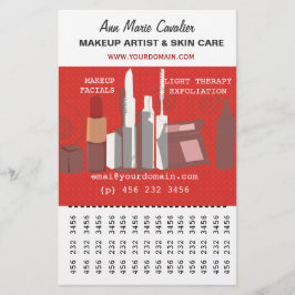 Schöne Mode Schönheit Makeup Artist Business Flyer