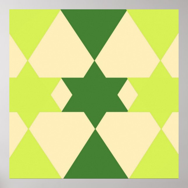 schöne moderne abstrakte Kunst Poster (Vorne)