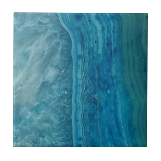 Schöne moderne Blaue Tore Fliese (Vorderseite)