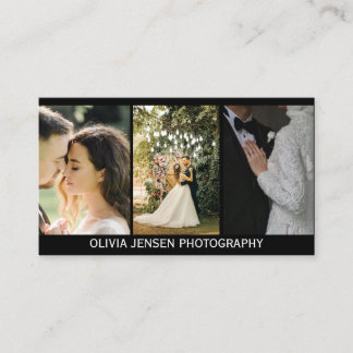 Schöne moderne Fotografin Business Card Visitenkarte