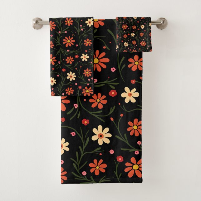 Schöne, moderne Vintage Sammlung Badhandtuch Set (Insitu)