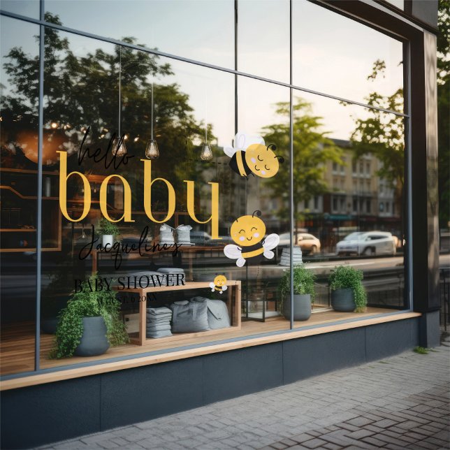 Schöne Momente: Hallo Baby Bienendusche Fensteraufkleber (The Butterfly Studio
Bee-utiful Moments: Hello Baby Bee Shower Window Cling)