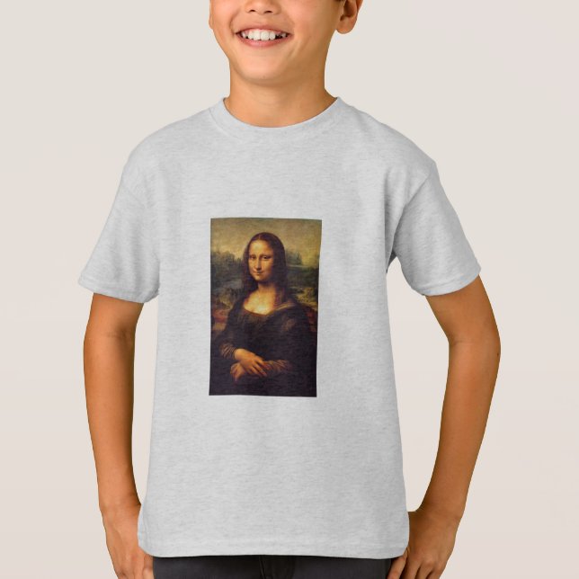 Schöne Mona Lisa T-Shirt (Vorderseite)
