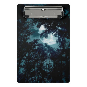 Schöne Mondglühen Mini Klemmbrett