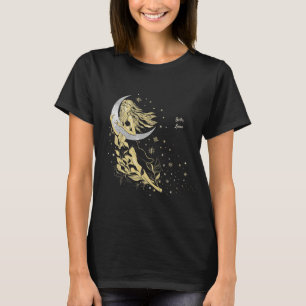 Schöne Mondstars Deko Illustration T-Shirt