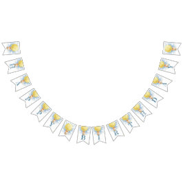 Schöne Moon Air Ballon Wasserfarbe Wimpelkette