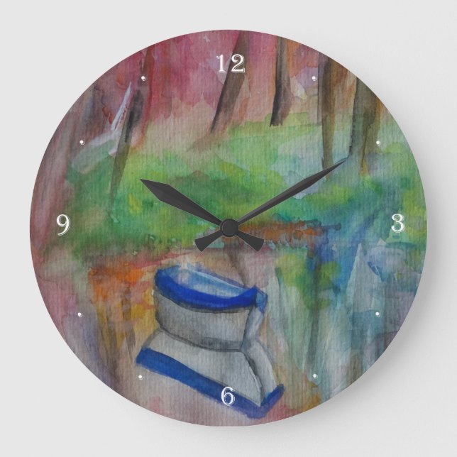 Schöne Morgenstunde (große Wall Clock) Große Wanduhr (Vorderseite)
