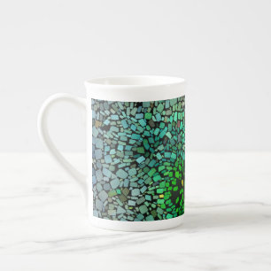 Schöne Mosaik Prozellantasse