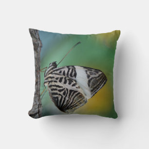 Schöne Mosaik-Zebra-Schmetterling Kissen