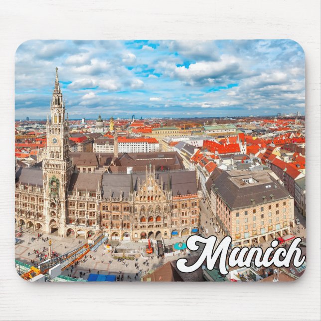 Schöne München, Deutschland Mousepad (Vorne)