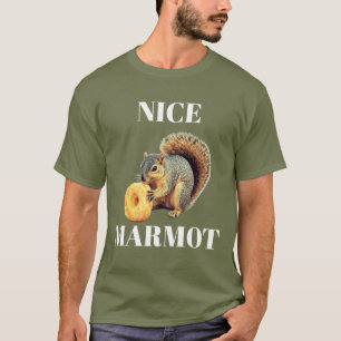 Schöne Murmeltier T-Shirt
