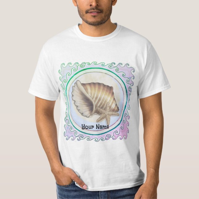 Schöne Muschel  T-Shirt (Vorderseite)