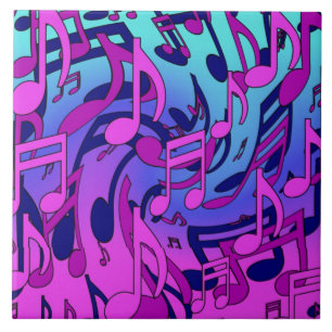 Schöne Musik Farbenfrohe dekorative Keramik Tile Fliese