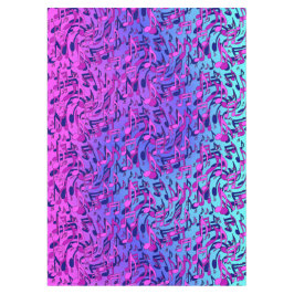 Schöne Musik Farbenfrohe Drehtafeln Pink Aqua Tischdecke