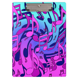 Schöne Musik Musical-Notizen Living Upstream Künst Klemmbrett