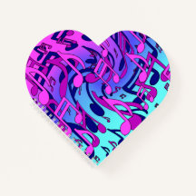 Schöne Musik Musik Noten Lebhaft Upbeat Künstleris