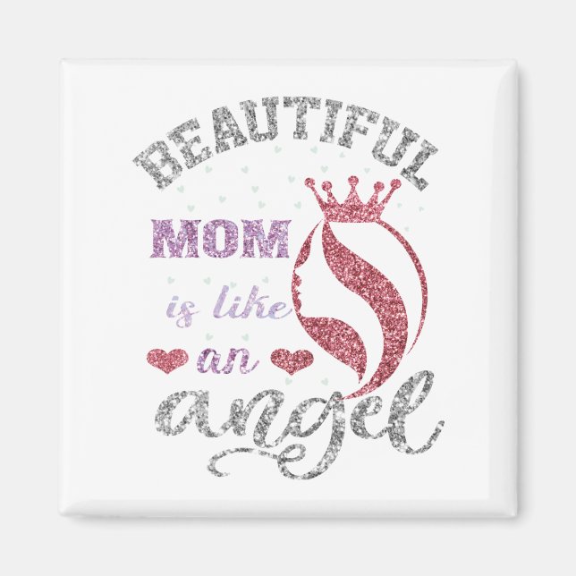 Schöne Mutter ist wie ein Engel Magnet (Vorne)