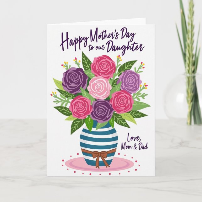 Schöne Mutter Von Mama Karte (Vorderseite)