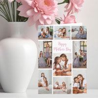Schöne Muttertags-Fotocollage von der Tochter