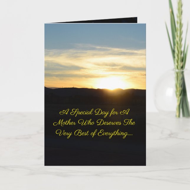 Schöne Muttertagskarte Karte (Vorderseite)