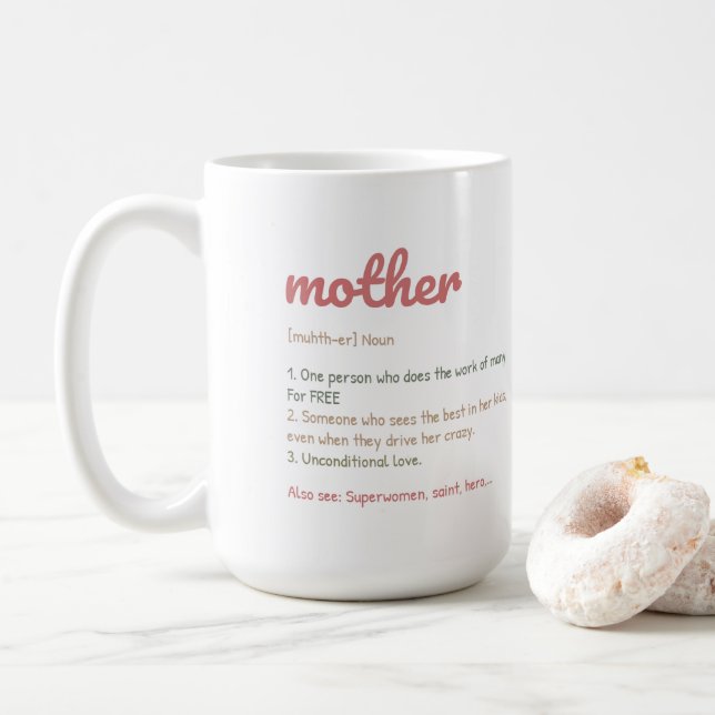 Schöne Muttertagsreise Kaffeetasse (Mit Donut)