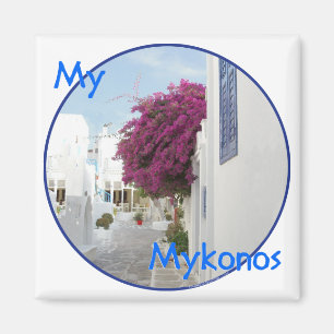 Schöne Mykonos Magnet