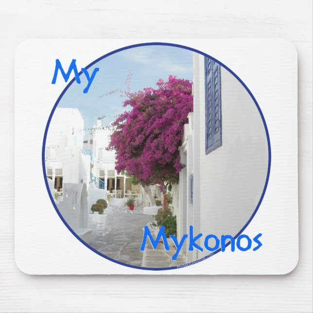 Schöne Mykonos Mousepad (Vorne)