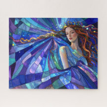 Schöne mythische Sternenprinzessin Fantasy Scifi K