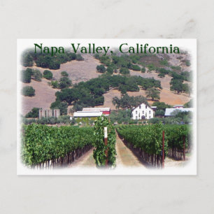 Schöne Napa Valley Postcard! Postkarte