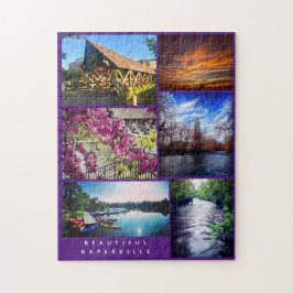 Schöne Naperville - Szenen rund um die Stadt Puzzle