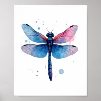 Schöne Natur farbenfrohe grafische Muster Dragonfl
