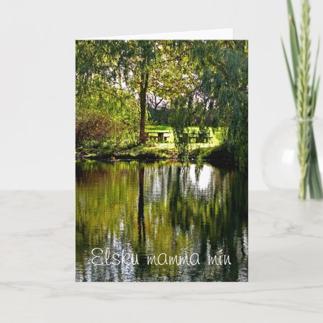 Schöne Natur mother´s Tageskarte Karte (Vorderseite)