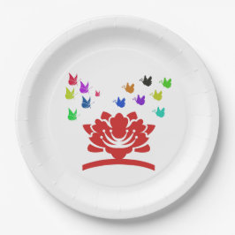 schöne Natur Pappteller