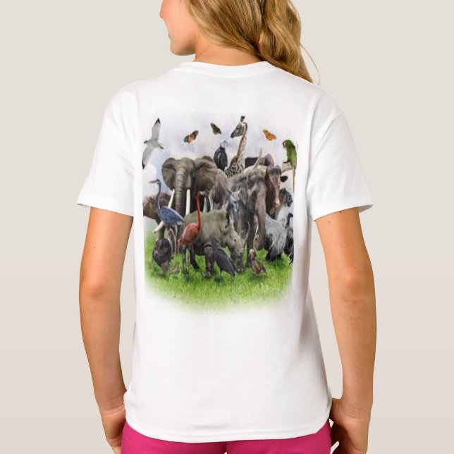 schöne Natur T-Shirt (Rückseite)