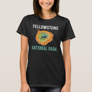 Schöne Natur Urlaub Yellowstone Nationalpark T-Shirt