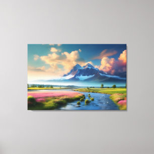 Schöne Naturlandschaft Leinwanddruck