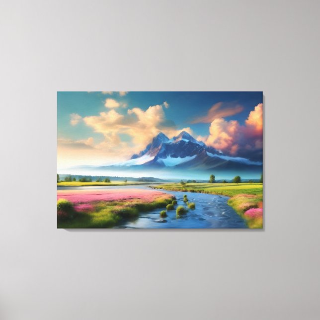 Schöne Naturlandschaft Leinwanddruck (Vorderseite)