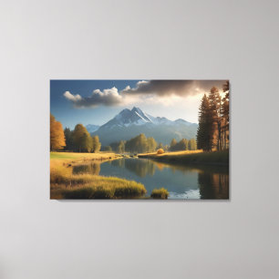 Schöne Naturlandschaft Leinwanddruck