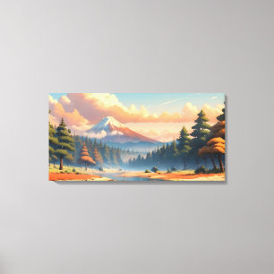 Schöne Naturlandschaft Leinwanddruck