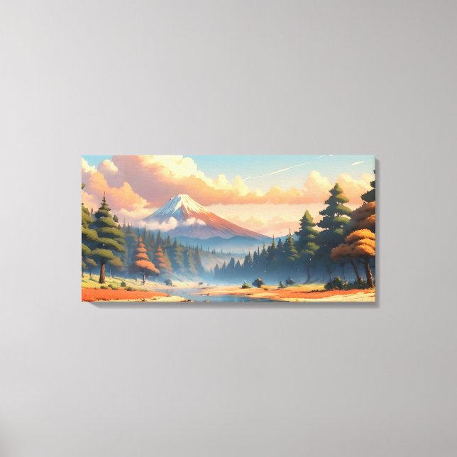 Schöne Naturlandschaft Leinwanddruck (Vorderseite)