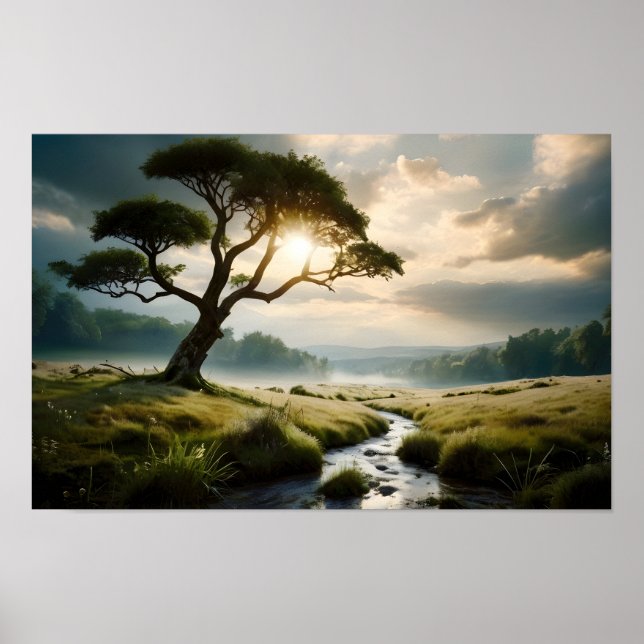 Schöne Naturlandschaft Poster (Vorne)