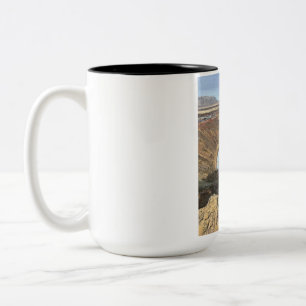 Schöne Naturlandschaft Zweifarbiges Kaffeetasse