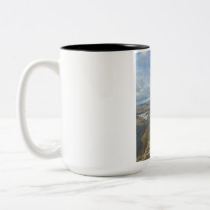 Schöne Naturlandschaft Zweifarbiges Kaffeetasse