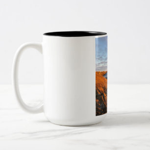 Schöne Naturlandschaft Zweifarbiges Kaffeetasse