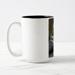 Schöne Naturlandschaft Zweifarbiges Kaffeetasse